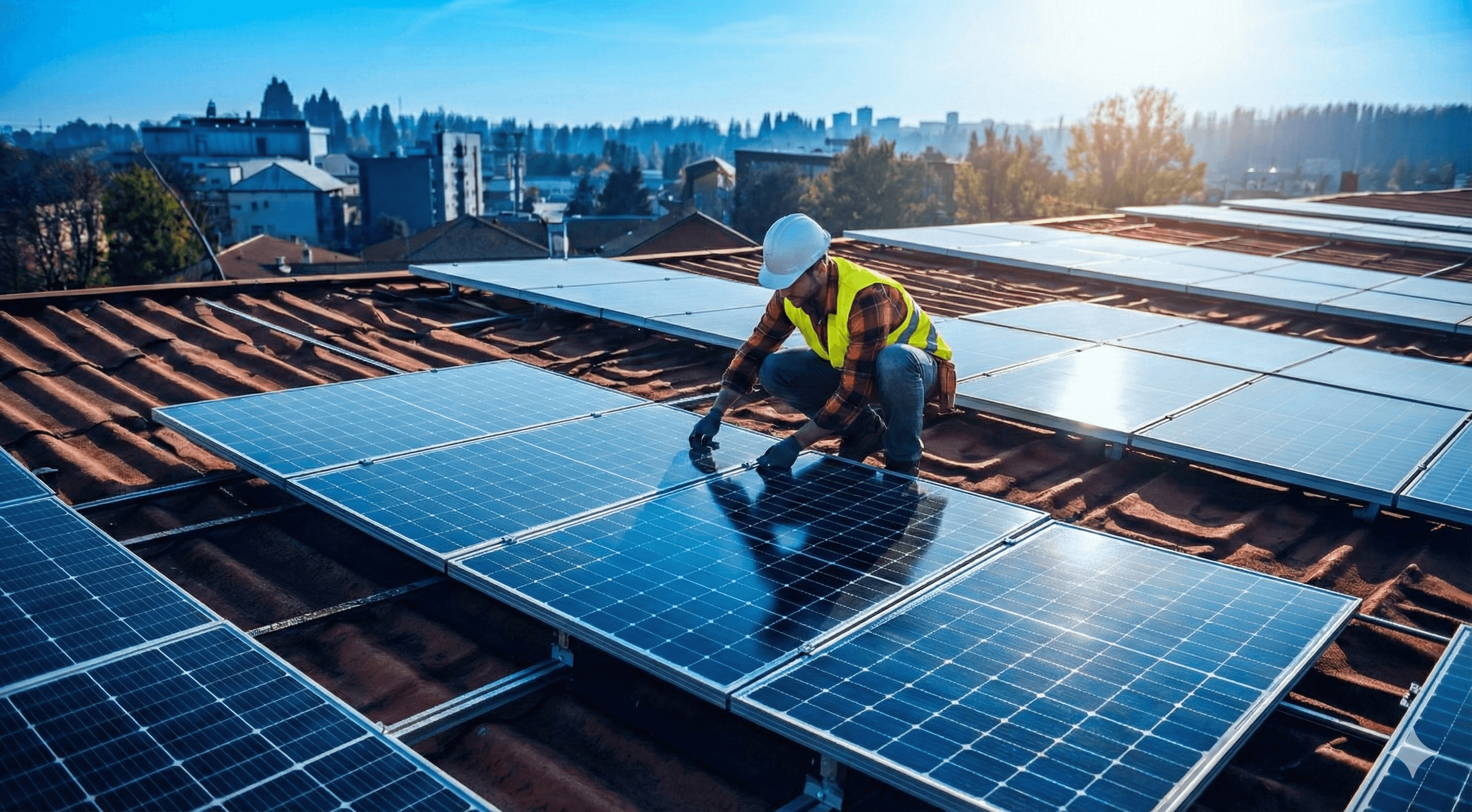 Installation de panneaux solaires sur toiture au Luxembourg – Skywatt